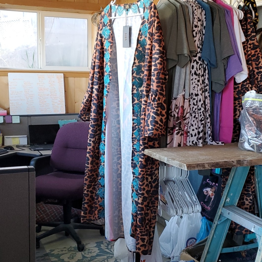 L & B Leopard Duster